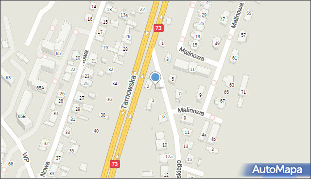 Kielce, Księcia Józefa Poniatowskiego, 2a, mapa Kielc