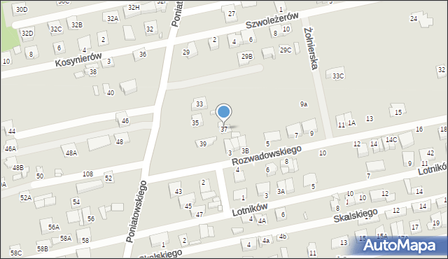 Kobyłka, Księcia Józefa Poniatowskiego, 37, mapa Kobyłka