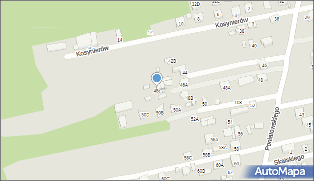 Kobyłka, Księcia Józefa Poniatowskiego, 46c, mapa Kobyłka