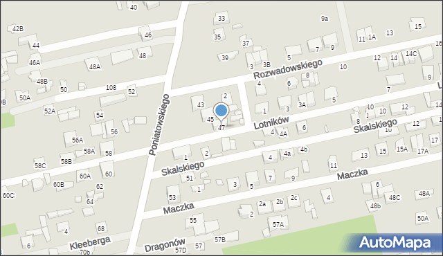 Kobyłka, Księcia Józefa Poniatowskiego, 47, mapa Kobyłka