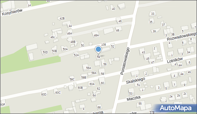 Kobyłka, Księcia Józefa Poniatowskiego, 54, mapa Kobyłka