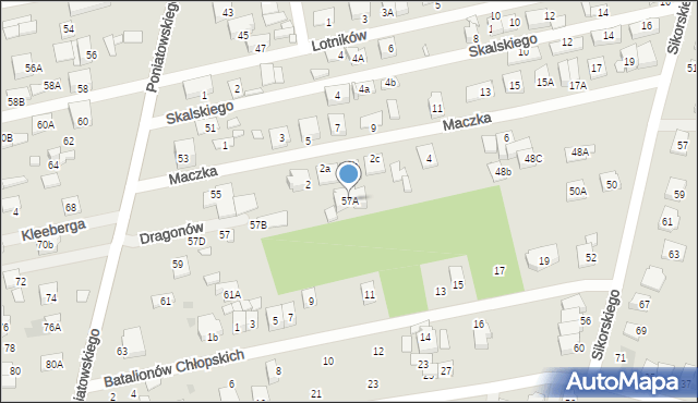 Kobyłka, Księcia Józefa Poniatowskiego, 57A, mapa Kobyłka