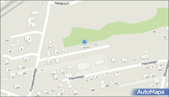 Kobyłka, Księcia Józefa Poniatowskiego, 7C, mapa Kobyłka