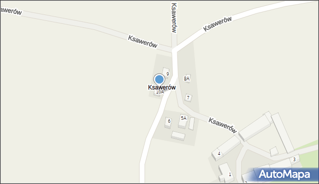 Ksawerów, Ksawerów, 10A, mapa Ksawerów