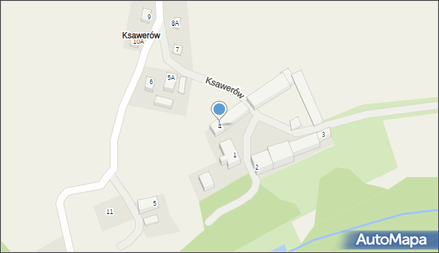 Ksawerów, Ksawerów, 4, mapa Ksawerów