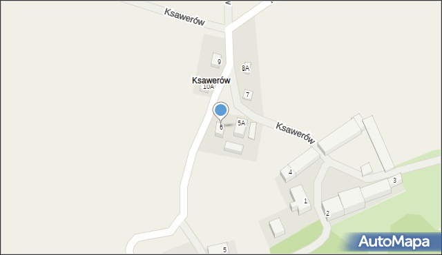 Ksawerów, Ksawerów, 6, mapa Ksawerów