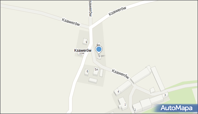 Ksawerów, Ksawerów, 7, mapa Ksawerów