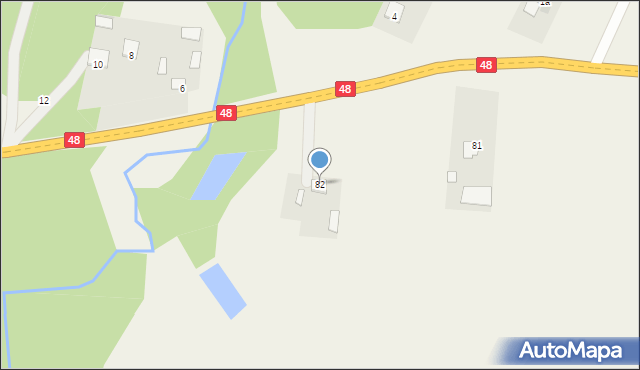Ksawerów Stary, Ksawerów Stary, 82, mapa Ksawerów Stary