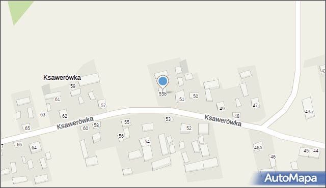 Ksawerówka, Ksawerówka, 53b, mapa Ksawerówka