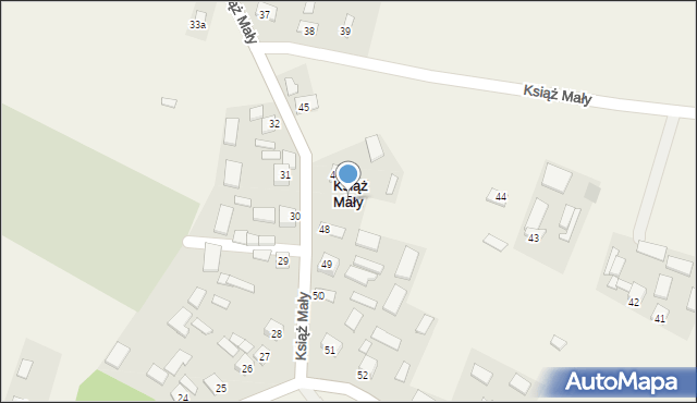 Książ Mały, Książ Mały, 47, mapa Książ Mały