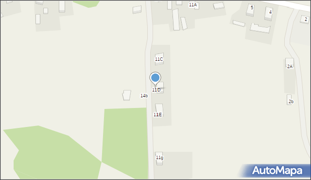 Książ Śląski, Książ Śląski, 11D, mapa Książ Śląski