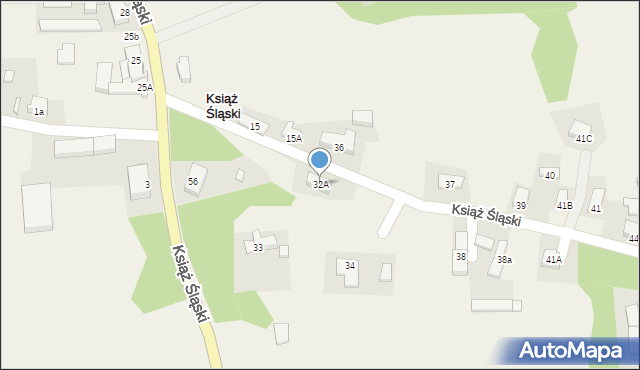 Książ Śląski, Książ Śląski, 32A, mapa Książ Śląski