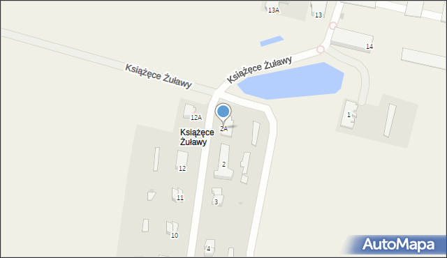 Książęce Żuławy, Książęce Żuławy, 2A, mapa Książęce Żuławy