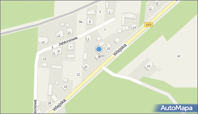 Książenice, Książenice, 18, mapa Książenice