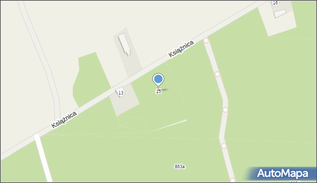 Książnica, Książnica, 15, mapa Książnica