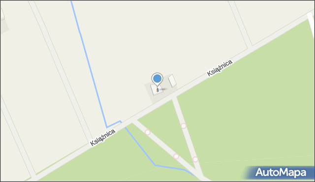 Książnica, Książnica, 8, mapa Książnica