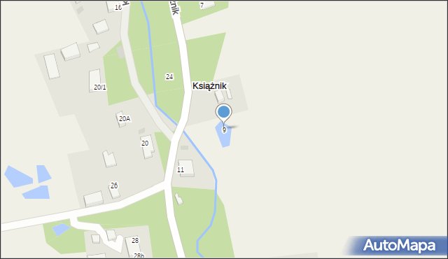 Książnik, Książnik, 9, mapa Książnik