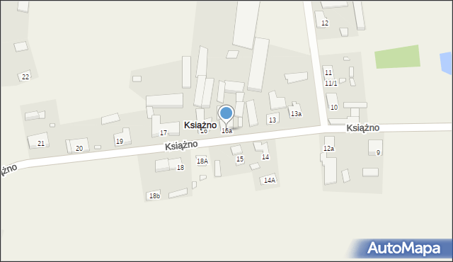 Książno, Książno, 16a, mapa Książno