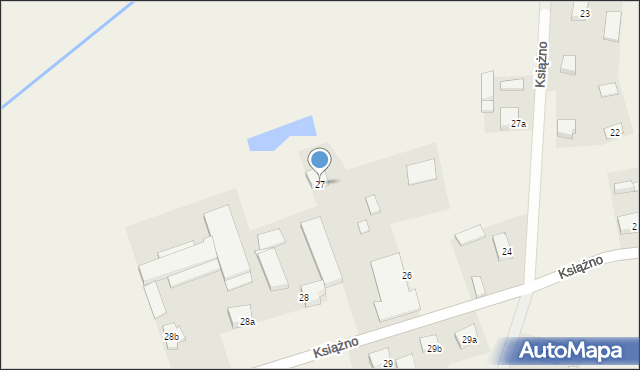 Książno, Książno, 27, mapa Książno