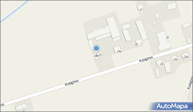 Książno, Książno, 28b, mapa Książno