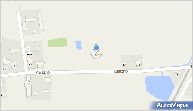 Książno, Książno, 8b, mapa Książno
