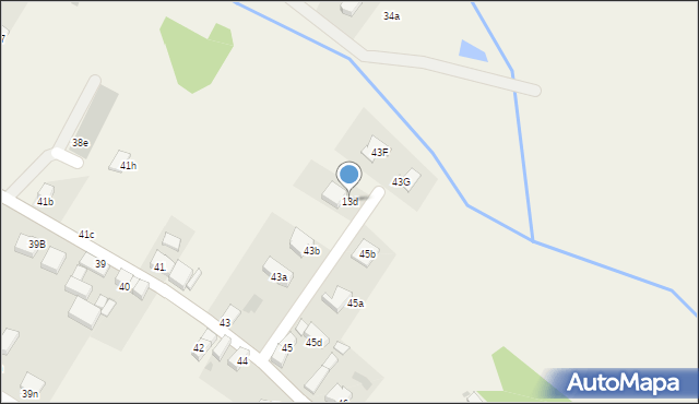 Księginice, Księginice, 13d, mapa Księginice