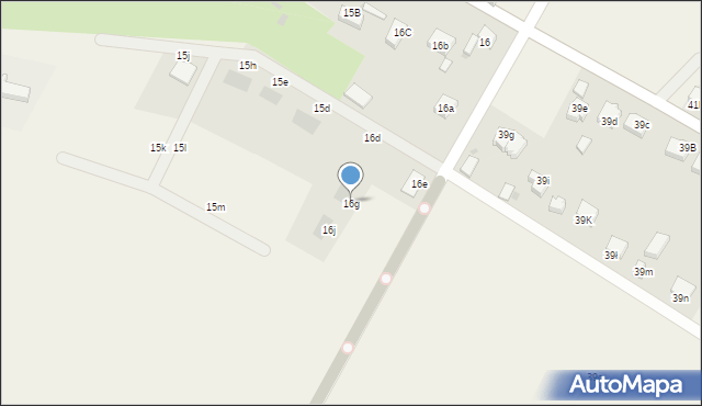 Księginice, Księginice, 16g, mapa Księginice