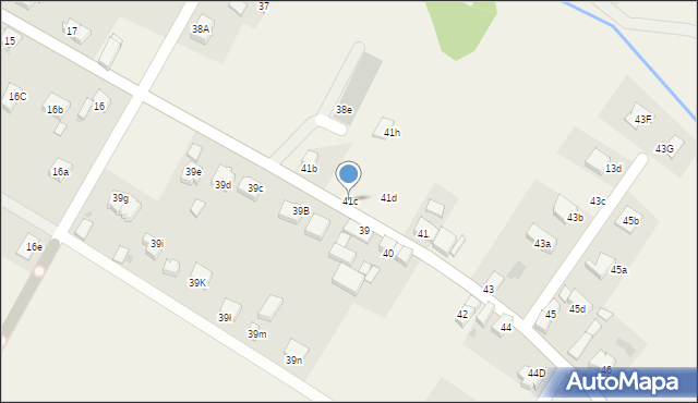 Księginice, Księginice, 41c, mapa Księginice