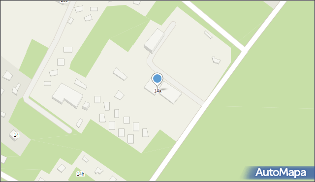 Księże Młyny, Księże Młyny, 14a, mapa Księże Młyny