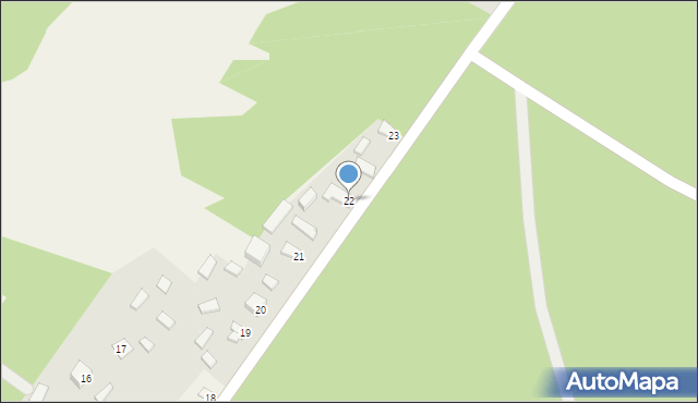 Księże Młyny, Księże Młyny, 22, mapa Księże Młyny