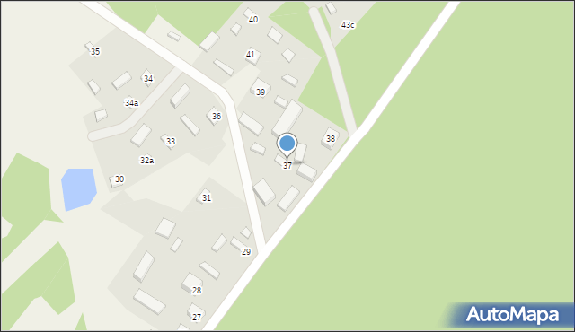 Księże Młyny, Księże Młyny, 37, mapa Księże Młyny