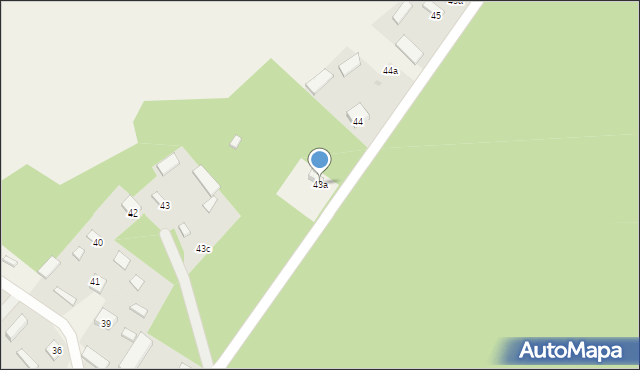 Księże Młyny, Księże Młyny, 43a, mapa Księże Młyny