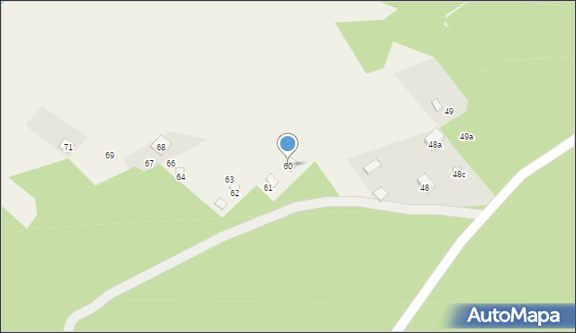 Księże Młyny, Księże Młyny, 60, mapa Księże Młyny