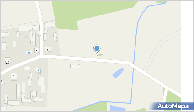 Księżopole-Komory, Księżopole-Komory, 2, mapa Księżopole-Komory