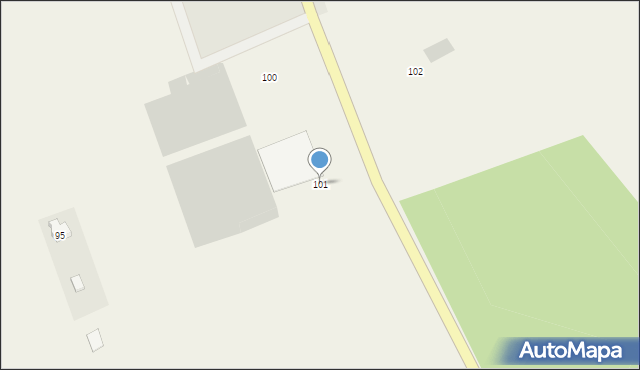 Kulice, Księcia Józefa Poniatowskiego, 101, mapa Kulice