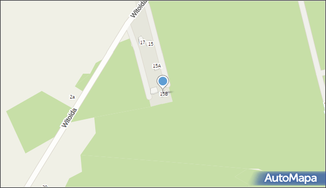 Łacha, Księcia Witolda, 15B, mapa Łacha