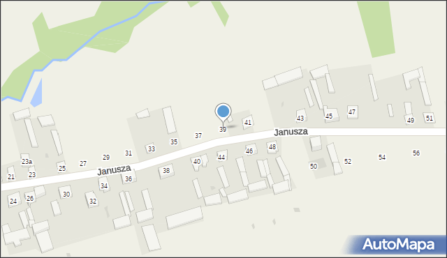 Mały Płock, Księcia Janusza, 39, mapa Mały Płock