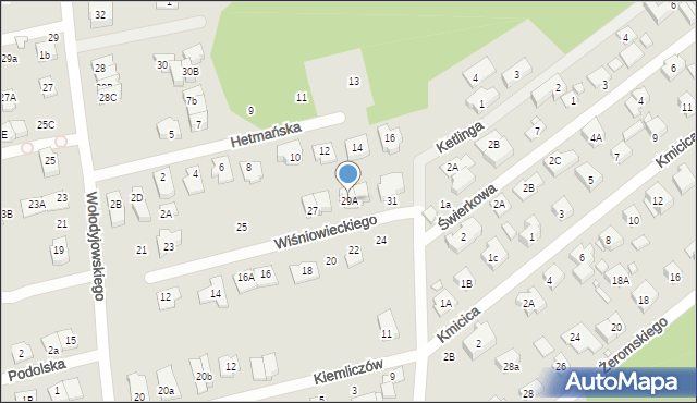 Marki, Księcia Jeremiego Wiśniowieckiego, 29A, mapa Marki