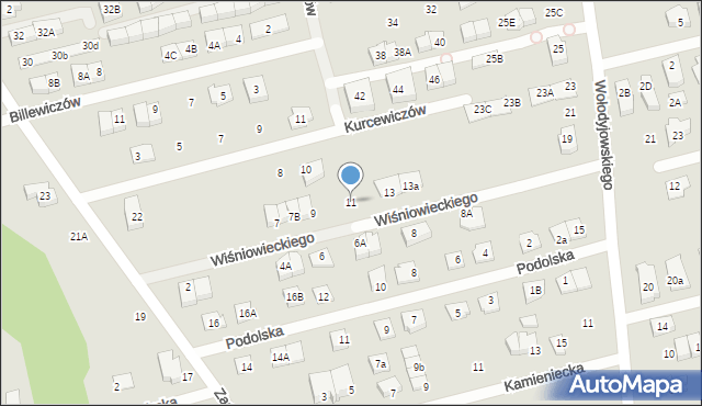 Marki, Księcia Jeremiego Wiśniowieckiego-Jaremy, 11, mapa Marki