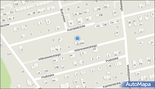 Marki, Księcia Jeremiego Wiśniowieckiego-Jaremy, 13, mapa Marki