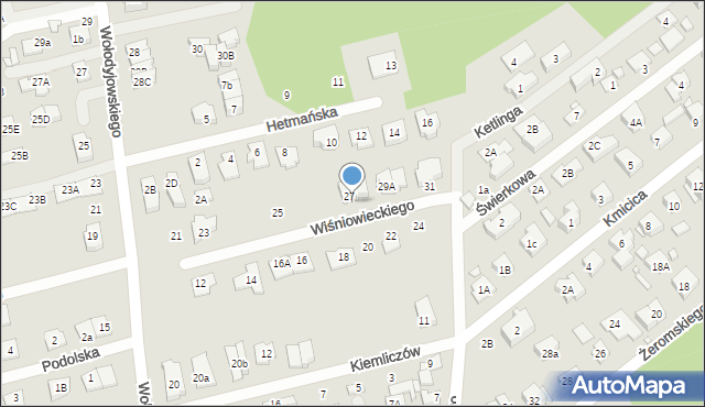 Marki, Księcia Jeremiego Wiśniowieckiego-Jaremy, 29, mapa Marki