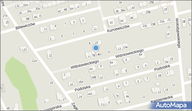 Marki, Księcia Jeremiego Wiśniowieckiego-Jaremy, 7C, mapa Marki