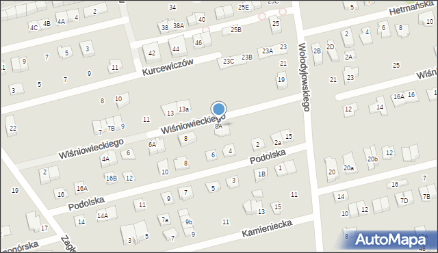 Marki, Księcia Jeremiego Wiśniowieckiego-Jaremy, 8A, mapa Marki