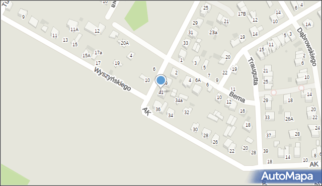 Nasielsk, Księcia Józefa Poniatowskiego, 41, mapa Nasielsk