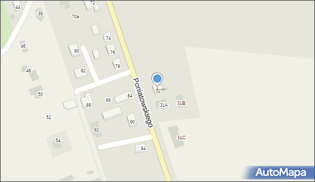 Nowogard, Księcia Józefa Poniatowskiego, 31, mapa Nowogard