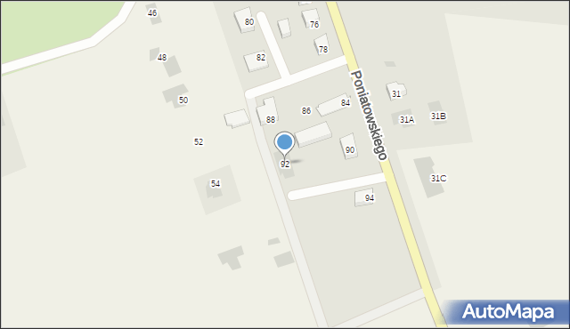 Nowogard, Księcia Józefa Poniatowskiego, 92, mapa Nowogard