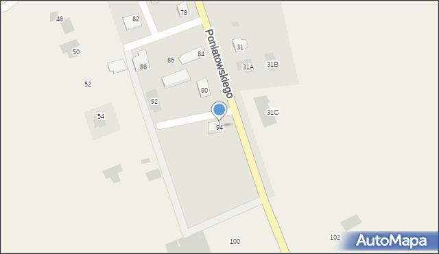 Nowogard, Księcia Józefa Poniatowskiego, 94, mapa Nowogard