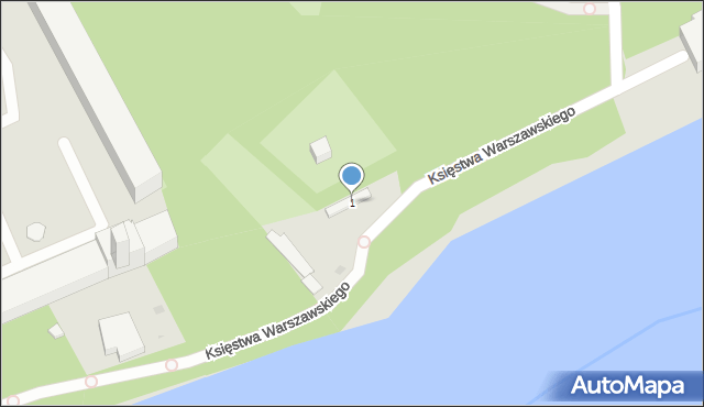 Nowy Dwór Mazowiecki, Księstwa Warszawskiego, 1, mapa Nowy Dwór Mazowiecki