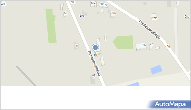 Opatówek, Księcia Józefa Poniatowskiego, 60, mapa Opatówek