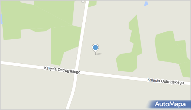 Ostrowiec Świętokrzyski, Księcia Ostrogskiego Janusza, 27b, mapa Ostrowiec Świętokrzyski